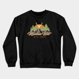 USA, America, Mountain West Crewneck Sweatshirt
